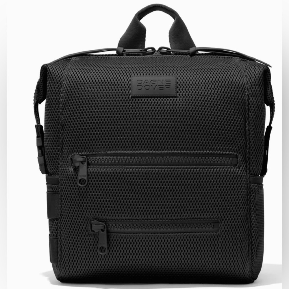 Dagne Dover medium Indi onyx (black) air mesh diaper backpack